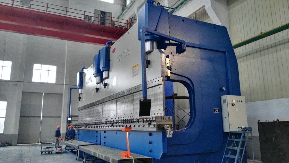 Konstrukcja stalowa Q345 Materiał 1200 Ton Force Hydrauliczna prasa krawędziowa CNC